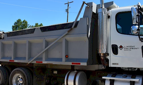 Dump truck ready for a load